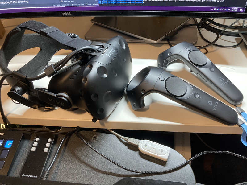 HTC Vive Headset and Controllers