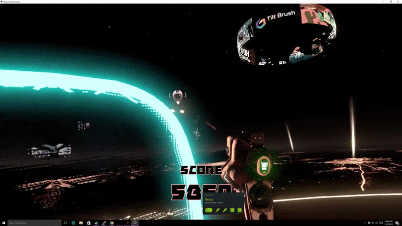 Desktop Capture of Space Pirate Trainer